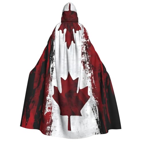 LHFIOHIRG Umhang mit Kapuze in voller Länge mit Kapuze für Erwachsene, Herren, Damen, Halloween, Cosplay, Kostüm, Robe mit Kapuze von LHFIOHIRG