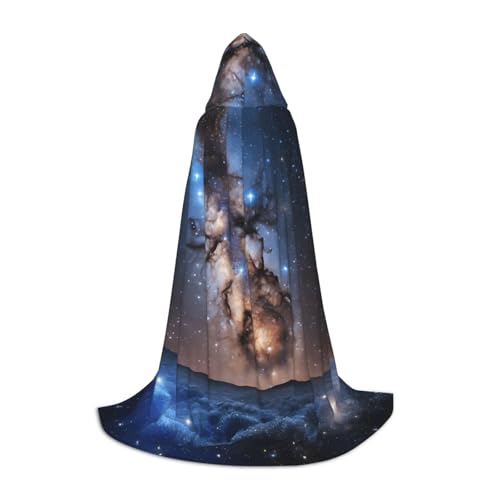 LHFIOHIRG Universum Galaxie Weltraum Teenager Halloween Kapuzenumhang Langer Umhang mit übergroßer Kapuze für Cosplay Kostüm Partys LHFIOHIRG Universum Galaxie Weltraum Teenager Halloween Kapuzenumhang Langer Umhang mit übergroßer Kapuze für Cosplay Kostüm Partys von LHFIOHIRG