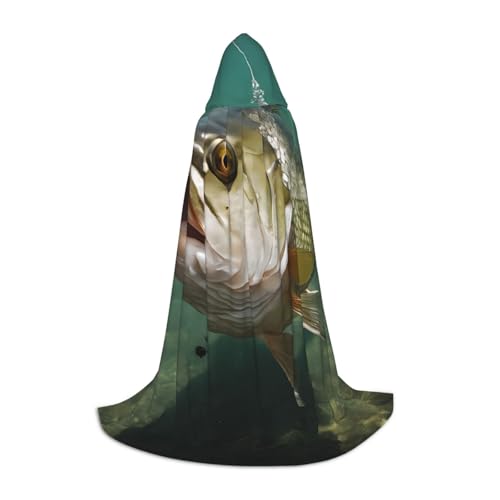 LHFIOHIRG Unterwasserwelse Teenager Halloween Kapuzenumhang Langer Umhang mit übergroßer Kapuze für Cosplay Kostüm Partys LHFIOHIRG Unterwasserwelse Teenager Halloween Kapuzenumhang Langer Umhang mit übergroßer Kapuze für Cosplay Kostüm Partys von LHFIOHIRG