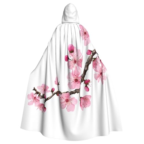 LHFIOHIRG Verlockender Kirschblüten-Umhang mit Kapuze für Erwachsene, Halloween-Kostüm, Robe für Männer und Frauen, Cosplay-Party LHFIOHIRG Verlockender Kirschblüten-Umhang mit Kapuze für Erwachsene, Halloween-Kostüm, Robe für Männer und Frauen, Cosplay-Party von LHFIOHIRG