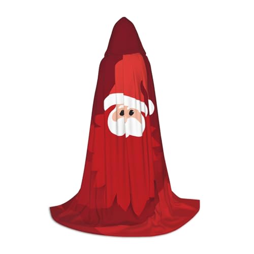LHFIOHIRG Weihnachtsmann Teenager Halloween Kapuzenumhang Langer Umhang mit übergroßer Kapuze für Cosplay Kostüm Partys LHFIOHIRG Weihnachtsmann Teenager Halloween Kapuzenumhang Langer Umhang mit übergroßer Kapuze für Cosplay Kostüm Partys von LHFIOHIRG