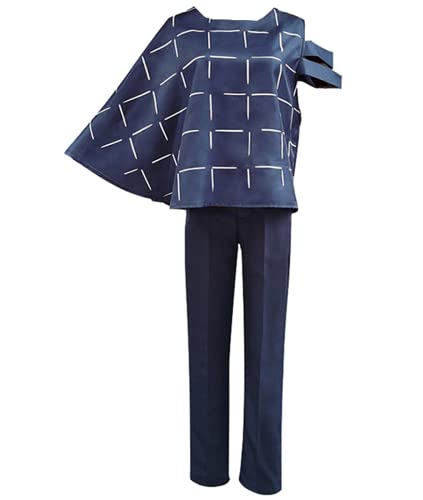 Jujutsu Kaisen Cosplay Mahito Outfits, Unisex Uniform Kostüm Anzug für Anime Fans Cosplay, Blau, S von LHHZDH
