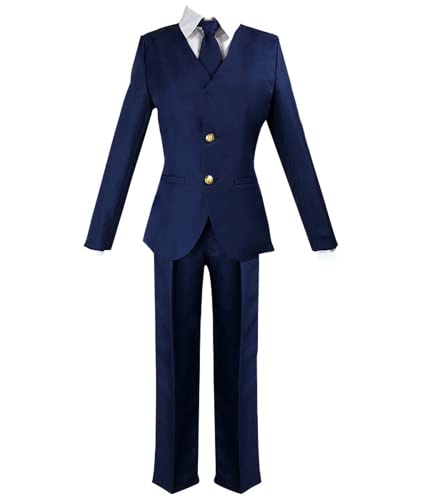 Jujutsu Kaisen Cosplay Miwa Kasumi Outfits, Damen Uniform Kostüm Anzug für Anime Fans Cosplay, Blau, XL von LHHZDH