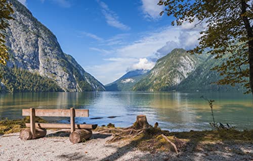 LHJOYSP Puzzle mädchen 3D Puzzle 1000 Teile,natürliche Schönheit,See,Deutschland,Sitzbank,Königssee,Watzmann,75x50cm LHJOYSP Puzzle mädchen 3D Puzzle 1000 Teile,natürliche Schönheit,See,Deutschland,Sitzbank,Königssee,Watzmann,75x50cm von DZGlobal