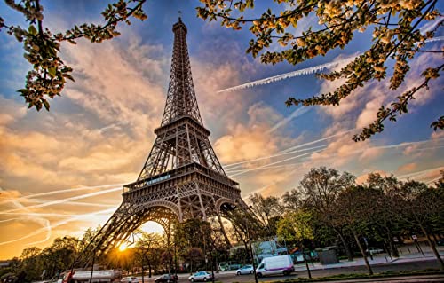 LHJOYSP Jigsaw Puzzle 1000 Teile Eiffelturmlandschaft im Frühjahr in der Stadt Paris, Frankreich 75x50cm LHJOYSP Jigsaw Puzzle 1000 Teile Eiffelturmlandschaft im Frühjahr in der Stadt Paris, Frankreich 75x50cm von DZGlobal