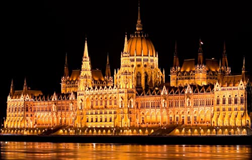 LHJOYSP My First Puzzle 3D Puzzle 1000 Teile Stadt Flüsse Hauptstadt Ungarn Budapest Donau 75x50cm von DZGlobal