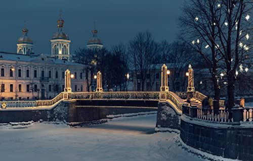 LHJOYSP Puzzel 1000 Stadt Winter Schnee Schnee Brücke Fluss Sankt Petersburg Russland Nacht Stadt 75x50cm LHJOYSP Puzzel 1000 Stadt Winter Schnee Schnee Brücke Fluss Sankt Petersburg Russland Nacht Stadt 75x50cm von LHJOYSPSP