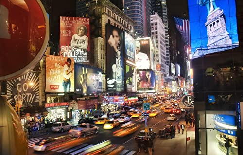 LHJOYSP Puzzel 1000 Teile Kinder City Night Wolkenkratzer Times Square New York 75x50cm von LHJOYSPSP