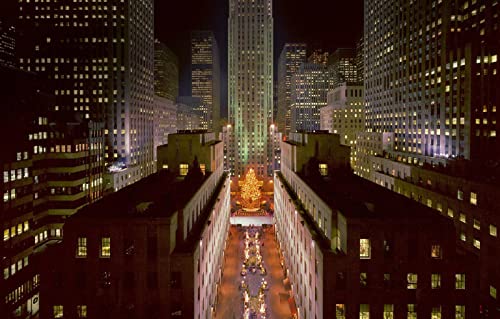 LHJOYSP Puzzle 1000 Teile Erwachsene City New York Weihnachten Rockefeller Center USA 75x50cm von LHJOYSPSP