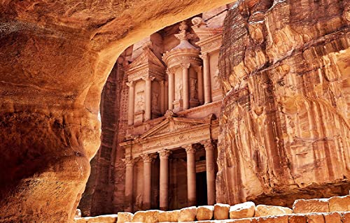 LHJOYSP Puzzle 1000 Teile Junge Stadt Petra Wüste Jordanien 75x50cm von LHJOYSPSP
