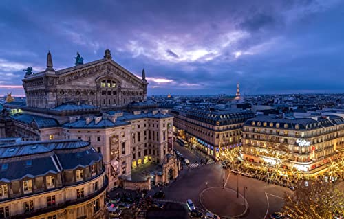 LHJOYSP Puzzle 1000 Teile Stadt, Paris, Frankreich, Architektur, Opera Garnier, Grand Opera, Grand Opera 75x50cm von LHJOYSPSP