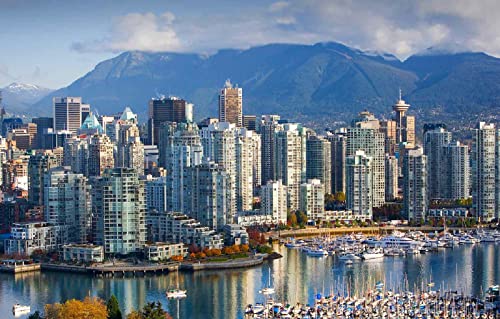 LHJOYSP Puzzle Erwachsene 1000 Teile Stadtbild Vancouver Harbour British Columbia Kanada 75x50cm von LHJOYSPSP