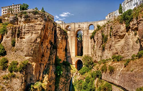 LHJOYSP Puzzle Welt Puzzel 1000 Teile Stadt Himmel Brücke Fluss Spanisches Aquädukt Ronda Andalusien 75x50cm LHJOYSP Puzzle Welt Puzzel 1000 Teile Stadt Himmel Brücke Fluss Spanisches Aquädukt Ronda Andalusien 75x50cm von LHJOYSPSP