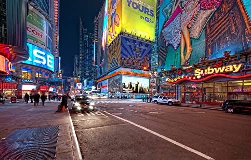 LHJOYSP Puzzle ab mädchen Puzzle 1000 Teile New York City Night Times Square, New York City, USA 75x50cm von LHJOYSPSP