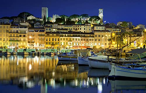 LHJOYSP Silvester Spiele Kinder Puzzle 1000 Teile Stadt Frankreich Bootshafen Altstadt Provence Alpen Küste Cannes Marina 75x50cm LHJOYSP Silvester Spiele Kinder Puzzle 1000 Teile Stadt Frankreich Bootshafen Altstadt Provence Alpen Küste Cannes Marina 75x50cm von LHJOYSPSP