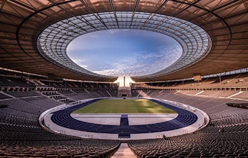 LHJOYSP unmögliches Puzzle 1000 Teile City Football Berliner Olympiastadion, Deutschland 75x50cm von LHJOYSPSP