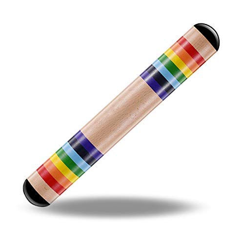 LHKJ Bunt Holz Regenmacher,Kinder Regenstab Musikinstrument,Holz Rainstick für Baby Kleinkinder LHKJ Bunt Holz Regenmacher,Kinder Regenstab Musikinstrument,Holz Rainstick für Baby Kleinkinder von LHKJ