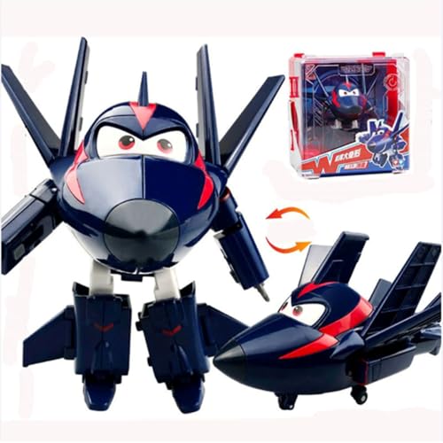 LHMYPP Chase L12CM Deformation Roboter Super Flügel Neues Spielzeug Hangar-Version Verformung Flugzeug Jungen Trägheits Fahrzeug Kreatives Geschenk Kinderspielzeug von LHMYPP