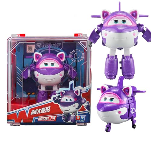 LHMYPP Crystal L12 cm Roboter, Version Hangar, Deform, Flugzeug, Super Flügel, kreatives Spielzeug, Geschenk für Jungen, Inertialfahrzeuge, Transformation, Spielzeug für Kinder von LHMYPP