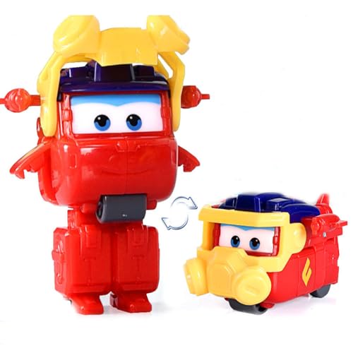 LHMYPP DaCheng Mini Hangar-Version Verformung Flugzeug Super Flügel Neues Spielzeug L5CM Deformation Roboter Jungen Trägheits Fahrzeug Kreatives Kinderspielzeug von LHMYPP