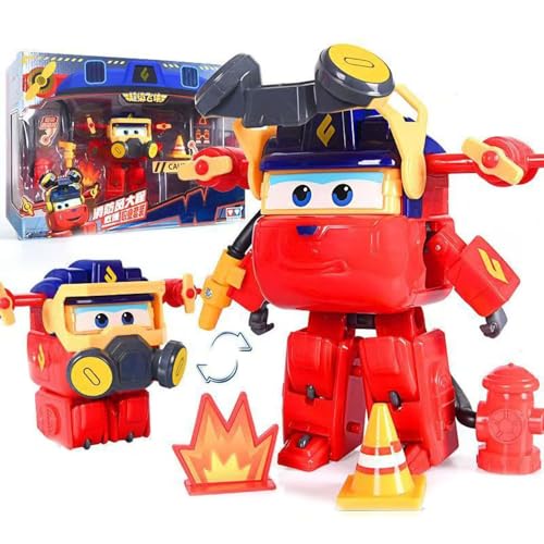LHMYPP Dacheng Rettung Professionelle Set+Feuerbekämpfung Ausrüstung Super Flügel Neues Spielzeug Jungen Deformation Roboter Kreatives Verformung Flugzeug Kinderspielzeug von LHMYPP