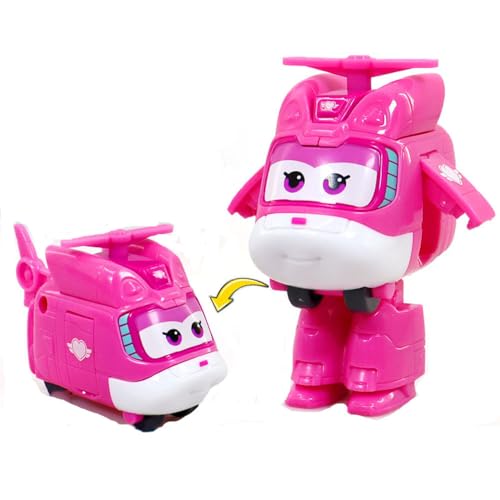 LHMYPP Dizzy L5CM Deformation Roboter Super Flügel Neues Spielzeug Mini Hangar-Version Verformung Flugzeug Jungen Trägheits Fahrzeug Kreatives Kinderspielzeug von LHMYPP