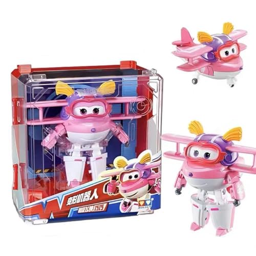 LHMYPP Ellie Jungen Trägheits Fahrzeug Hangar-Version Verformung Flugzeug Super Flügel Neues Spielzeug L12CM Deformation Roboter Kreatives Kinderspielzeug von LHMYPP