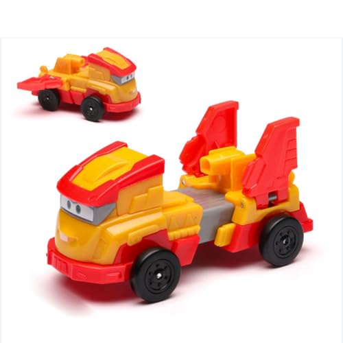 LHMYPP Golden Wheels Mini Trägheitsfahrzeuge Verformung Auto Jungen Deformation Roboter Super Flügel Neues Spielzeug Hangar-Version Kinderspielzeug Kreatives Geschenk von LHMYPP