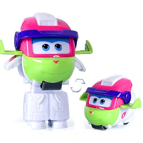 LHMYPP KuRui Mini Hangar-Version Verformung Flugzeug Super Flügel Neues Spielzeug L5CM Deformation Roboter Jungen Trägheits Fahrzeug Kreatives Kinderspielzeug von LHMYPP