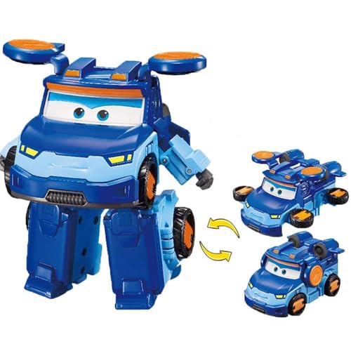 LHMYPP Leo Hangar-Version Verformung Flugzeug Super Flügel Neues Spielzeug L12CM Deformation Roboter Jungen Trägheits Fahrzeug Kreatives Kinderspielzeug von LHMYPP