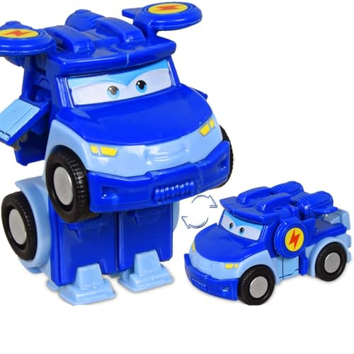 LHMYPP Leo L5CM Deformation Roboter Super Flügel Neues Spielzeug Mini Hangar-Version Verformung Flugzeug Jungen Trägheits Fahrzeug Kreatives Kinderspielzeug von LHMYPP