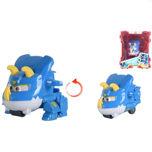 LHMYPP Mini Small Shield Deform Flugzeug L5CM Deformation Roboter Super Flügel Neues Spielzeug Hangar-Version Jungen Trägheits Fahrzeug Verformung Kinderspielzeug Kreatives Geschenk von LHMYPP