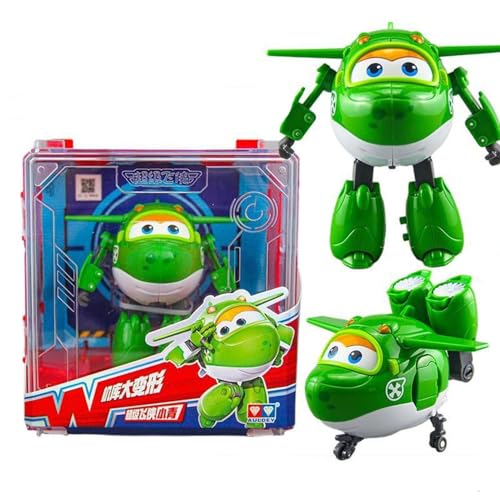 LHMYPP Mira L12 cm Roboter-Version, Hangar, Deform, Flugzeug, Superflügel, kreatives Spielzeug, Geschenk für Jungen, Inertialfahrzeuge, Transformation, Spielzeug für Kinder von LHMYPP
