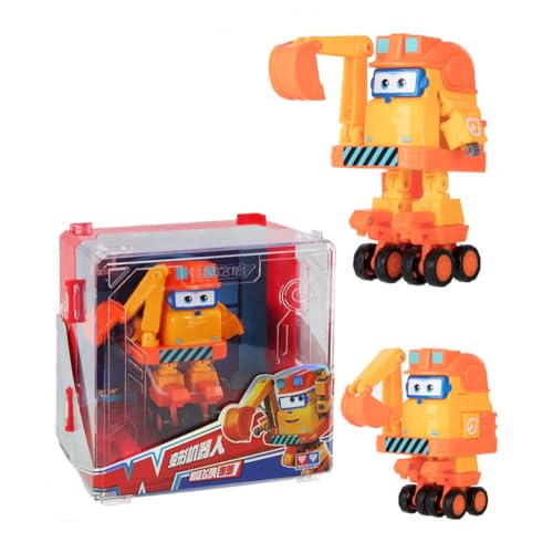 LHMYPP Scoop L12 cm Verformungsroboter Version Hangar Deform Flugzeug Super Flügel Neue Spielzeug Kreatives Geschenk Jungen Schwungfahrzeuge Transformation Spielzeug für Kinder von LHMYPP