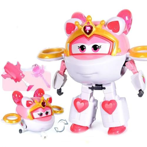 LHMYPP ShaSha Super Flügel Neues Spielzeug L12CM Deformation Roboter Hangar-Version Verformung Flugzeug Jungen Trägheits Fahrzeug Kreatives Geschenk Kinderspielzeug von LHMYPP