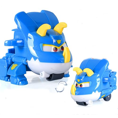 LHMYPP Shield Mini Hangar-Version Verformung Flugzeug Super Flügel Neues Spielzeug L5CM Deformation Roboter Jungen Trägheits Fahrzeug Kreatives Kinderspielzeug von LHMYPP