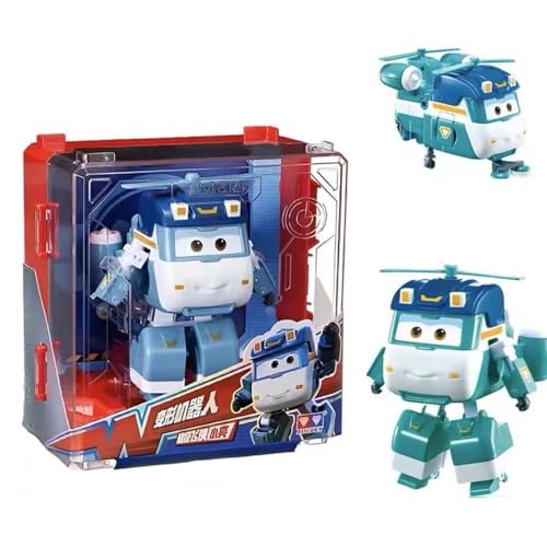 LHMYPP Shine Jungen Trägheits Fahrzeug Hangar-Version Verformung Flugzeug Super Flügel Neues Spielzeug L12CM Deformation Roboter Kreatives Kinderspielzeug von LHMYPP
