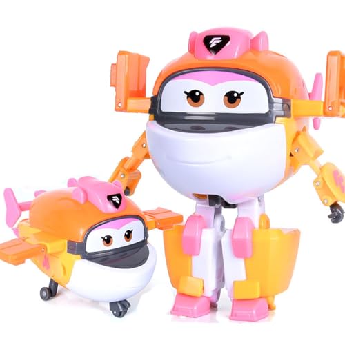 LHMYPP Tichy Hangar-Version Verformung Flugzeug Super Flügel Neues Spielzeug L12CM Deformation Roboter Jungen Trägheits Fahrzeug Kreatives Kinderspielzeug von LHMYPP