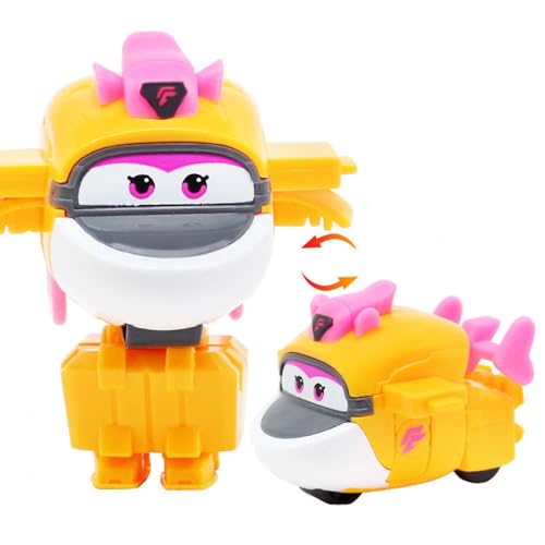LHMYPP Tichy L5CM Deformation Roboter Super Flügel Neues Spielzeug Mini Hangar-Version Verformung Flugzeug Jungen Trägheits Fahrzeug Kreatives Kinderspielzeug von LHMYPP