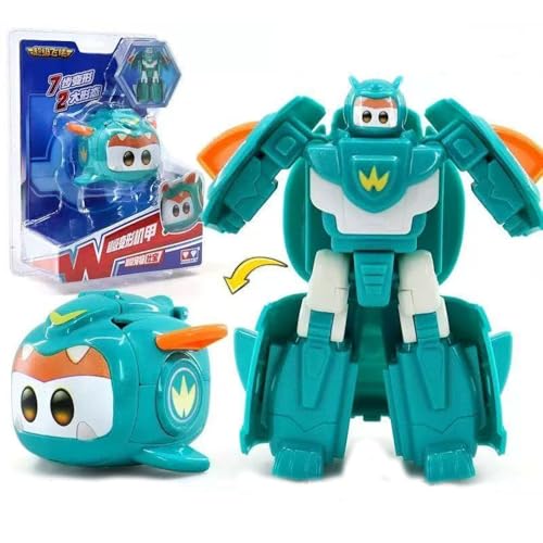 LHMYPP Tino Baby Super Transformieren Mech Jungen Deformation Roboter Super Flügel Neues Spielzeug Mädchen Verformung Flugzeug Kreatives Geschenk von LHMYPP