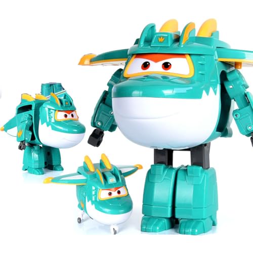 LHMYPP Tino Jungen Trägheits Fahrzeug Hangar-Version Verformung Flugzeug Super Flügel Neues Spielzeug L12CM Deformation Roboter Kreatives Kinderspielzeug von LHMYPP