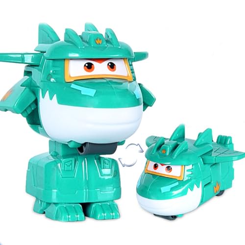LHMYPP Tino Super Flügel Mini Neues Spielzeug L5CM Deformation Roboter Hangar-Version Verformung Flugzeug Jungen Trägheits Fahrzeug Kreatives Kinderspielzeug von LHMYPP