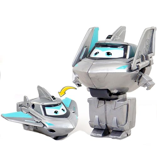 LHMYPP Traver Mini Hangar-Version Verformung Flugzeug Super Flügel Neues Spielzeug L5CM Deformation Roboter Jungen Trägheits Fahrzeug Kreatives Kinderspielzeug von LHMYPP