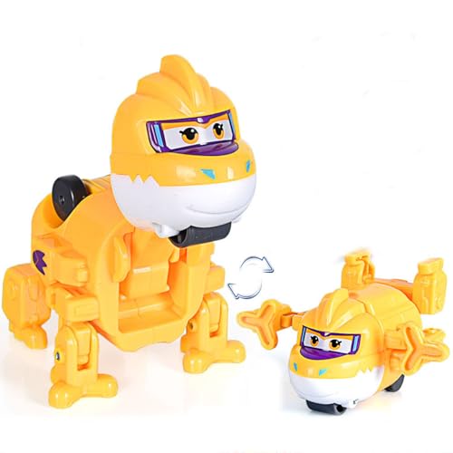 LHMYPP Wilda Mini Hangar-Version Verformung Flugzeug Super Flügel Neues Spielzeug L5CM Deformation Roboter Jungen Trägheits Fahrzeug Kreatives Kinderspielzeug von LHMYPP