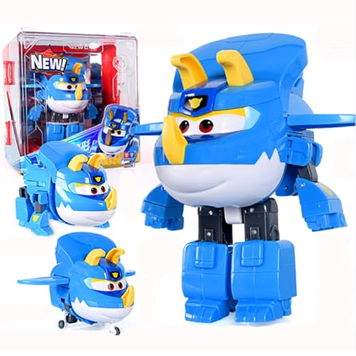LHMYPP XiaoDun Hangar Version Deform Flugzeug Super Flügel Neu Spielzeug L12CM Kinder Transformation Spielzeug Jungen Deformation Roboter Kreativ Trägend Weihnachtsfahrzeug Geschenke von LHMYPP