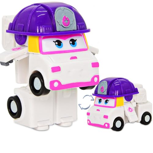 LHMYPP Zoey L5CM Deformation Roboter Super Flügel Neues Spielzeug Mini Hangar-Version Verformung Flugzeug Jungen Trägheits Fahrzeug Kreatives Kinderspielzeug von LHMYPP