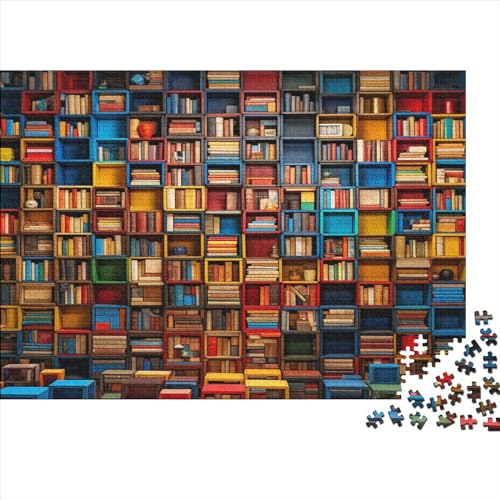 Bookshelves 300 Stück Puzzles Puzzlespiel Qualität Verlässlich The Place for The Books Und Kinder in Bewährter Lernspiel Kinder Ab 14 Jahren 300pcs (40x28cm) von LHOUIYERTE
