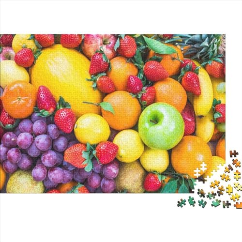 Colorful Fruits 1000 Stück Puzzles Für Erwachsene Qualität Verlässlich Abundant Fruit Kinder Teenager Lernspiel Kinder Ab 14 Jahren 1000pcs (75x50cm) von LHOUIYERTE