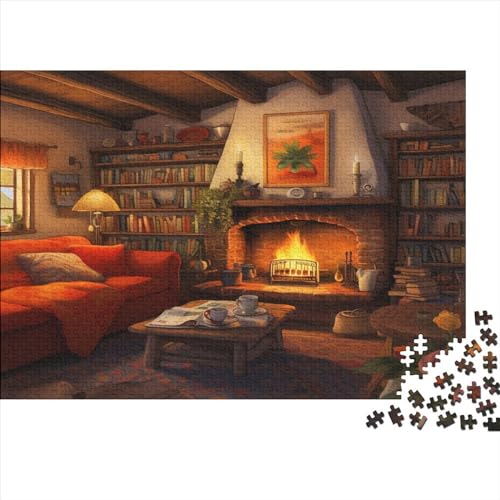 Cosy Cottage 1000 Stück Puzzles Puzzle Für Erwachsene Qualität Verlässlich Nice House Und Kinder in Bewährter Lernspiel Kinder Ab 14 Jahren 1000pcs (75x50cm) von LHOUIYERTE