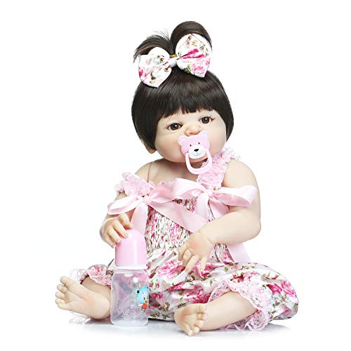22 Zoll 57 cm wiedergeborene Babypuppen Mädchen weiche Silikonpuppen aus dem wirklichen Leben handgefertigte Neugeborene wiedergeborene Babys Jungen und Mädchen Spielzeug Kleinkind schlafende Geschen 22 Zoll 57 cm wiedergeborene Babypuppen Mädchen weiche Silikonpuppen aus dem wirklichen Leben handgefertigte Neugeborene wiedergeborene Babys Jungen und Mädchen Spielzeug Kleinkind schlafende Geschen von LHSUNTA